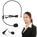 3.5mm Wired Hands Free Headset wired Microphone Mic system Megaphone microphone for Teacher conference. 