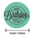 Design Birthday Kid Round Paper Label For Envelope 50-500Pcs Style Diy Multi Sealing Stickers Sticker S Happy Stationery(Qy769-100Pcs). 
