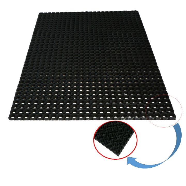 Black Rubber Carpet for Industrial and Domestic Purposes