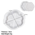 Round Heart Shape Dish Mold Storage Tray Silicone Mold Dish Storage Tray Silicone Mold Storage Tray Home Decor Jewelry Display Plate for Resin Plaster Cement Mould Home Decor. 