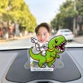 Shake Car Custom the Hokey Pokey Solar Shaking Head a Family of Three Couples Automatic New Double Decoration. 