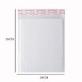 bubble wrap Pack 50 Bubble Envelopes White Poly Bubble Envelope Self-Sealing Filled Envelope Gift Bag Black/Pink Packing Envelope Bag Books. 