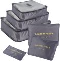 6pcs/set Travel Storage Portable Luggage Organizers Clothes Pouch Suitcase Laundry Bag New TLS. 