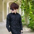 2023Spring and Summer Youth Tie Shirt Men's Long-Sleeved Korean Style Trendy College Style Student Class Clothes School Uniform Shirt. 