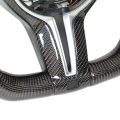 LED Display Shift Lights Carbon Fiber Steering Wheel Replacement For BMW 5 Series F10 F11 F07 6 Series F12 F13 F06 7 Series F01. 