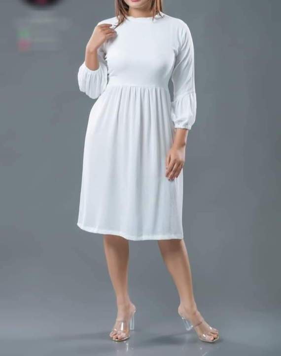White Midi Dress for women