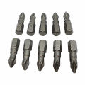 【TrendGlobe】10pcs PH2 Phillips Screwdriver Bits Magnetic Screw driver 25mm Long Drill Bits Philips Anti Slip Screwdriver Bit Driver Set New. 