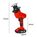 42V 1400W Electric Reciprocating Saws Sabre Saw Outdoor Woodworking Cordless Cutting Machine(No/1x Lithium Battery). 