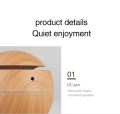 Home Wood Grain Air Humidifier Purifier Aroma Diffuser USB Ultrasonic Cool Mist Sprayer Essential Oil Fragrance. 