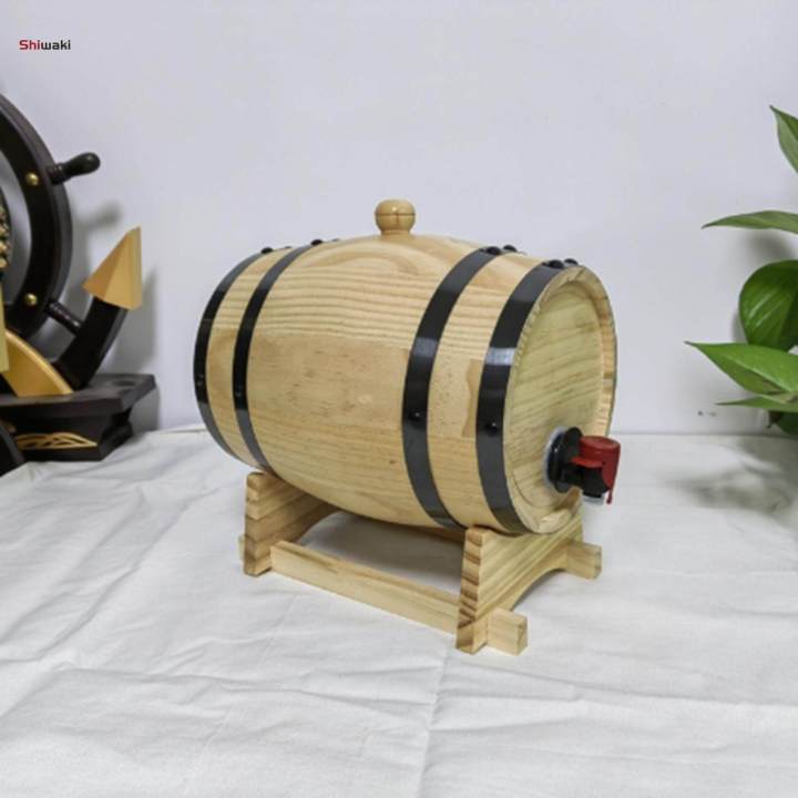 1L/1.5L/3L%20Wood%20Barrel%20Brew%20Large%20Capacity%20Keg,%20Oak%20Aging%20Barrel,%20-%20Image%204