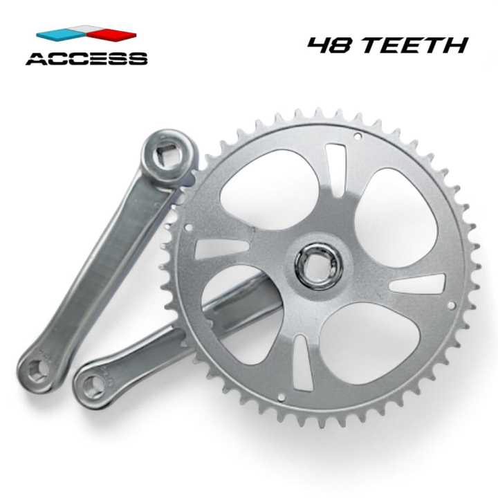 ACCESS%2048T%20Bicycle%20Crankset%20%E2%80%93%20Nut%20Type%20Chain%20Wheel%20%7C%20Metal%20Single-Speed%20Crank%20%7C%20Durable%20Chainring%20for%20Standard%20Bicycles%20-%20Bicycle%20Cog%20Wheel%2048T%20Chain%20Wheel%20and%20Alloy%20Crank,%20Durable%20High%20Quality%20Cog%20Wheel%20set%20ACCESS%20Brand%20-%20Image%202
