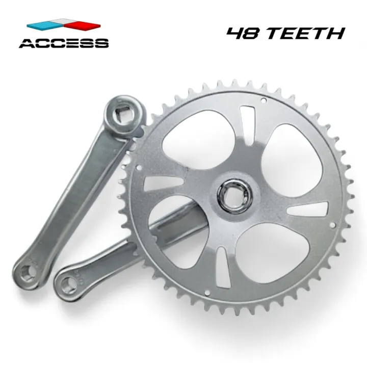 ACCESS%2048T%20Bicycle%20Crankset%20%E2%80%93%20Nut%20Type%20Chain%20Wheel%20%7C%20Metal%20Single-Speed%20Crank%20%7C%20Durable%20Chainring%20for%20Standard%20Bicycles%20-%20Bicycle%20Cog%20Wheel%2048T%20Chain%20Wheel%20and%20Alloy%20Crank,%20Durable%20High%20Quality%20Cog%20Wheel%20set%20ACCESS%20Brand%20-%20Image%202
