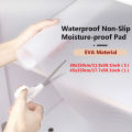 RHS Online EVA Waterproof Non-Slip Moisture-proof Shelf Liner Cabinet Pad Shelf Liners Refrigerator Mat for Kitchen Home Drawer Table Placemats. 