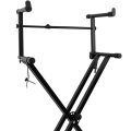 (GGBR) Adjusted Electronic Piano Second Tiers Stand Piano Keyboard Stand Electric Piano Holder Adjustable Stable Keyboard Rack. 