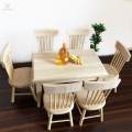 Premium 1:12 Dolls House Miniature Dining Table Chair Set Pretend Scene Fairy Landscape. 