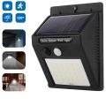 Solar Wall Lamp 20LED Sensor Light Outdoor Solar Light 20LED Garden Light Solar Powered Sunlight Street lamp- 20 LED Light. 