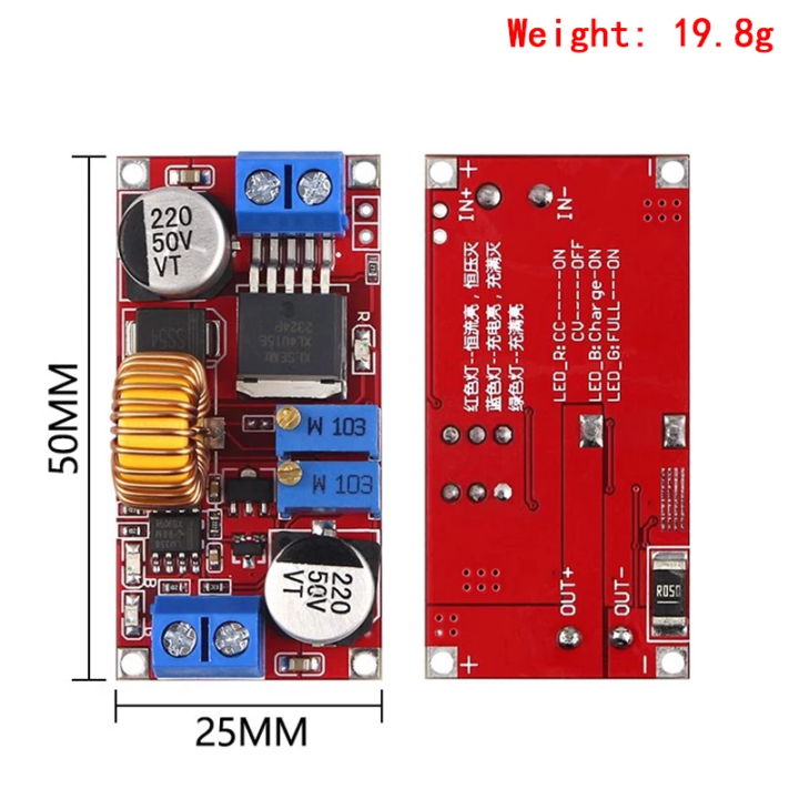 1pcs%205A%20DC-DC%20CC%20CV%20Lithium%20Battery%20Step%20down%20Charging%20Board%20Led%20Power%20Converter%20Charger%20Step%20Down%20Module%20Original%20XL4015%20-%20Image%203
