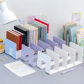 【HOT】 4 Grid Multi-Purpose Bookends Book Storage Stand Organizer Holder Desk Bookshelf For Book Cd Magazine File Office Supplies. 