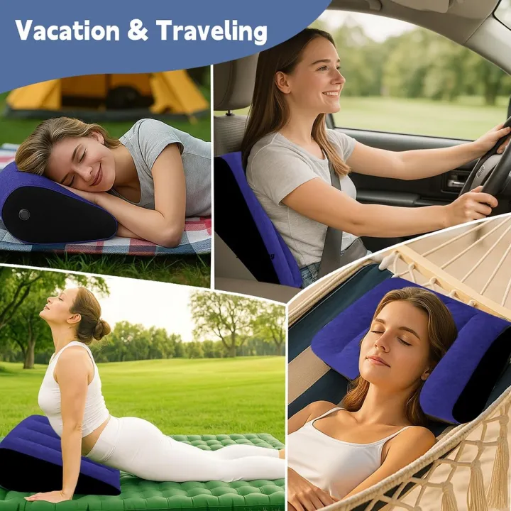 Legs,%20Travel%20Inflatable%20Wedge%20Throw%20Pillow%20Yoga%20Pose%20Assist%20Mat%20Triangle%20for%20Sleeping,%20Elevation%20-%20Image%203