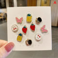 10PC Shirt Brooch Buckle Pearl Button Neckline Pin Women Cufflinks Decoration SEVICH. 