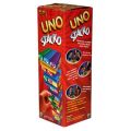 Uno Stacko Stacking Jenga Game 45 blocks Stacking Block Game Toys Family Game. 