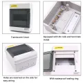 4 Ways IP66 PC Waterproof Distribution Box Switch Box Breaker Box. 