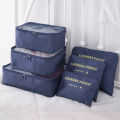 6pcs travel storage bag set, for closets, closets, suitcases, thickened bags, travel manager, bags, shoe bags, cube bags. 