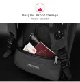 Style Laptop Backpack. KINGSONS. 13".3  Without TSA Lock. 
