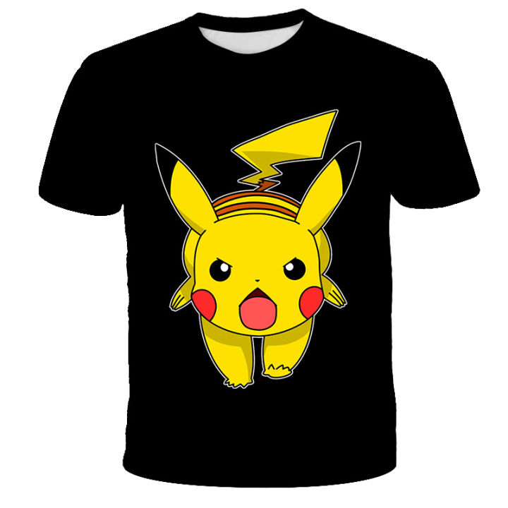 Pokemon%20Charizard%203D%20Summer%20Fashion%20Pikachu%20Cartoon%20T-shirt%20Anime%20Pok%C3%A9mon%20Hip-Hop%20Casual%20Children%20Short%20Sleeves%20Boys%20And%20Girls%20-%20Image%202