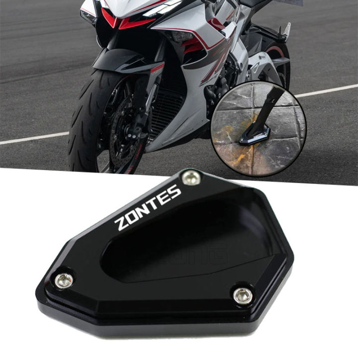 For ZONTES 350-E 350-D 350-K 350-M 350D 350E 350M 350K Motorcycle Accessories Kickstand Side Stand Foot Enlarge Extension Pedal