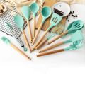 Spoons Silicone Measuring Silica Colander and for Utensil Brush Spoon Heat 1 Set Utensils Kit Kitchen Spatula Gel Kitchenware Gadgets Ladle. 