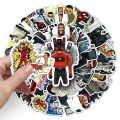 NEW 10/30/60Pcs Funny Game Skibidi Toilet Anime Stickers Graffiti Notebook Suitcase Vinyl Waterproof Decals Sticker for Kid Toy Gift. 