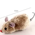 EzyMart - 1 PCs Lifelike Plush Mouse Running Rat Toy for Cat and Dogs. 
