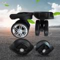 Luggage Suitcase Replacement Wheels Swivel Wheel Double Row Large Wheel Durable Black Quiet. 