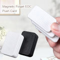 Fingertip Fidget Toy Anti-Anxiety Toy EDC Push Card Fingertip Fidget Slider Toy. 