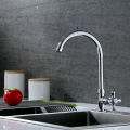 Kitchen Sink Tap Easy to operate Deck Mounted Long Neck Swan Neck Sink Tap. 