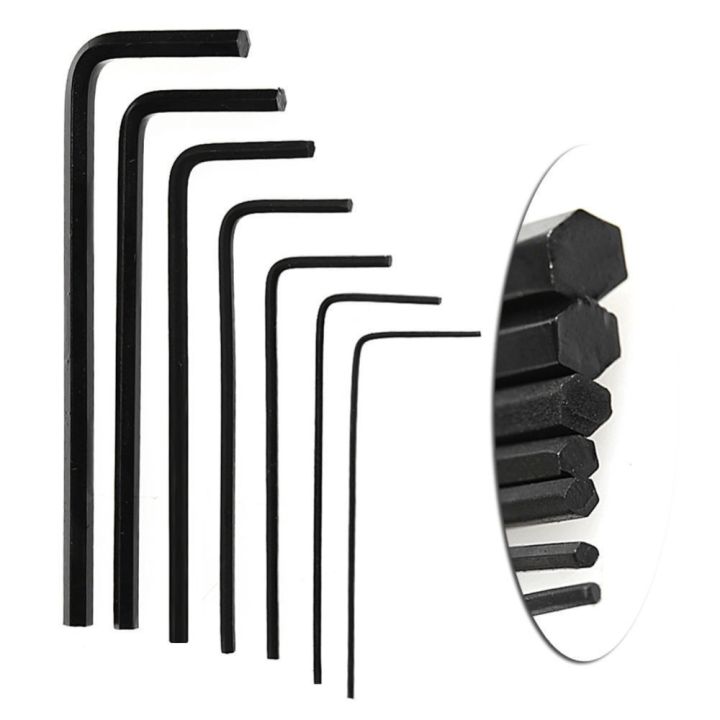【StyleVoyager】7pcs/set Mini Hexagon Hex Allen Key Set Wrench Screwdriver Tool Kit Micro Hex Wrench 0.7mm-3mm