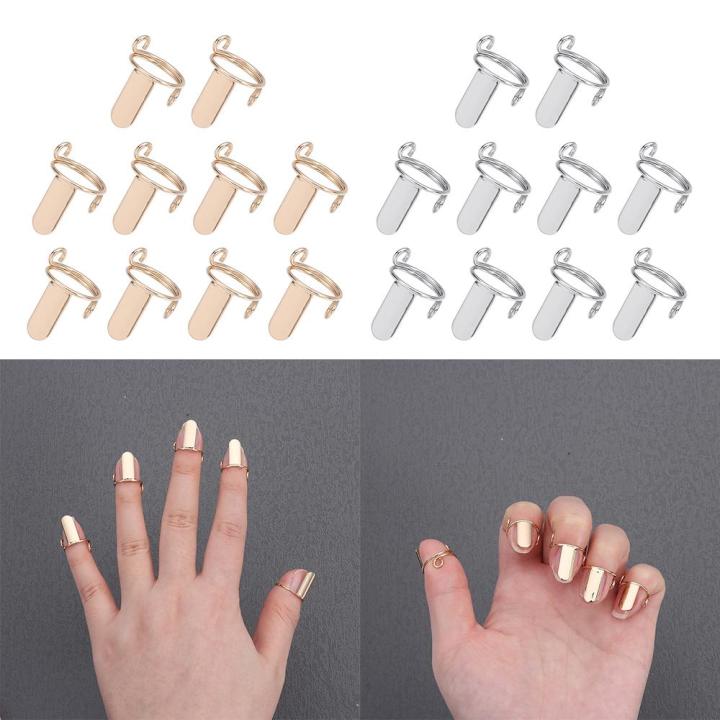 New%20Reusable%20Nail%20Rings%20Removable%20Causal%20Fingertip%20Nail%20Rings%20Gold%20Color%20Easy%20to%20Use%20Phalanx%20Ring%20Women%20Girls%20-%20Image%205