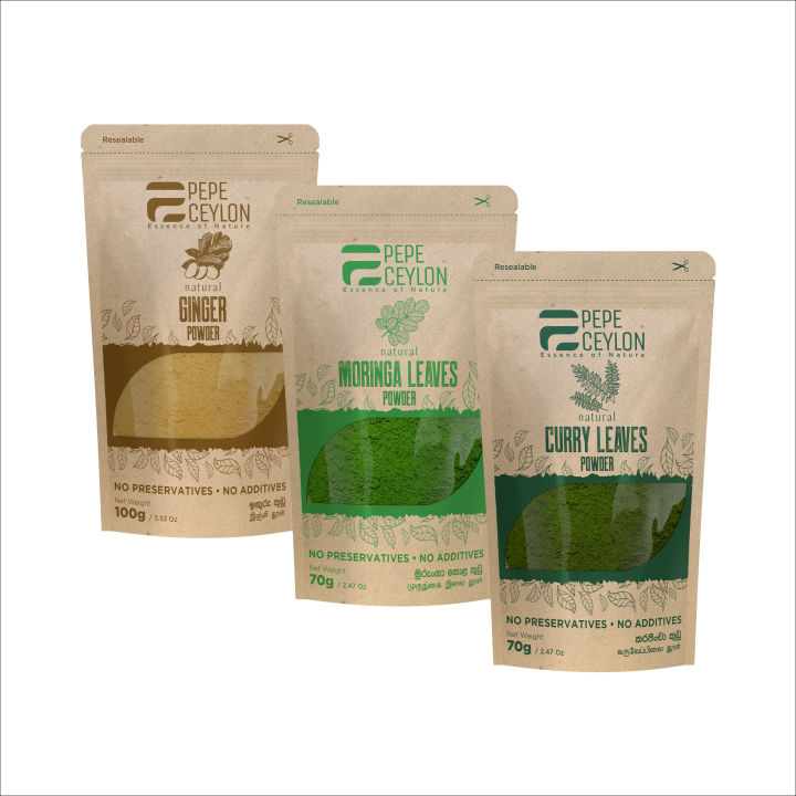 Pepe%20Ceylon%20Natural%20Ginger%20powder%20&%20Natural%20Moringa%20Leaf%20powder%20&%20Natural%20Curry%20Leaves%20Powder%20-%20Image%204