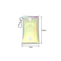 Wallet With Keychain Mini Wallet Transparent Purse Ladies Wallet Keys Pouch Laser Coin Purse Coin Purse. 