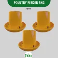 Poultry Feeder-5kg Chick Feeder Plastic Chicken Feeder Quail Pigeon Birds Small PoultryPoultry Feeder/Canary Drinker/Nipple Drinkers/ Nipple Drinker for Chicken Dove Pigeon Quail Parrot/ Turkey Duck/ Bird Pet Automatic Food Water Dispenser /Drinking. 