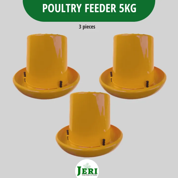 Poultry Feeder-5kg Chick Feeder Plastic Chicken Feeder Quail Pigeon Birds Small PoultryPoultry Feeder/Canary Drinker/Nipple Drinkers/ Nipple Drinker for Chicken Dove Pigeon Quail Parrot/ Turkey Duck/ Bird Pet Automatic Food Water Dispenser /Drinking