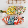 Summer Floral Print Girls Skirt Shorts for Children Clothing Skirt-Pants Kids Tutu Shorts Loose Leg Pants Baby Clothes Size 2-6T. 