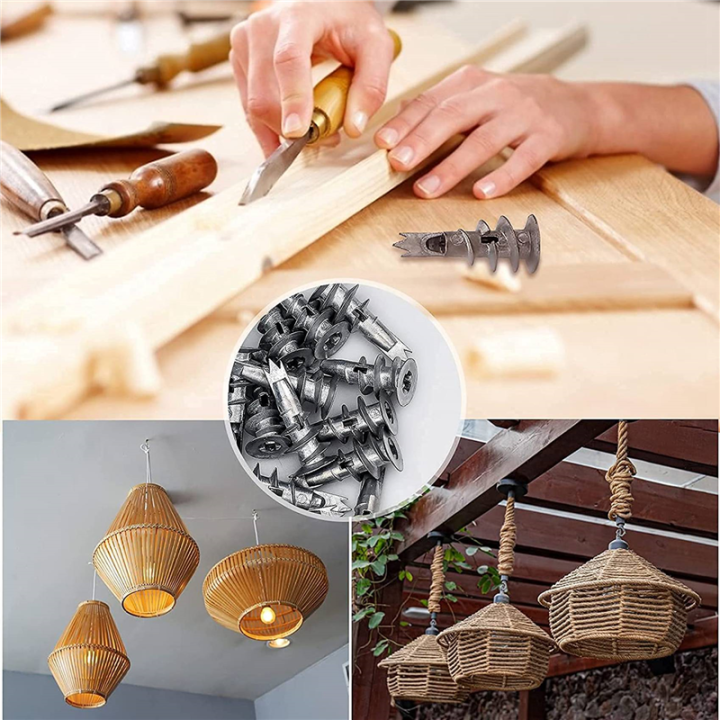 160%20Pcs%20Metal%20Self%20Drive%20Anchor%20Plasterboard%20Dowels%20with%20Screws%204.5%20x%2035mm%20for%20Single-Layer%20and%20Double-Clad%20Plasterboar%20-%20Image%204