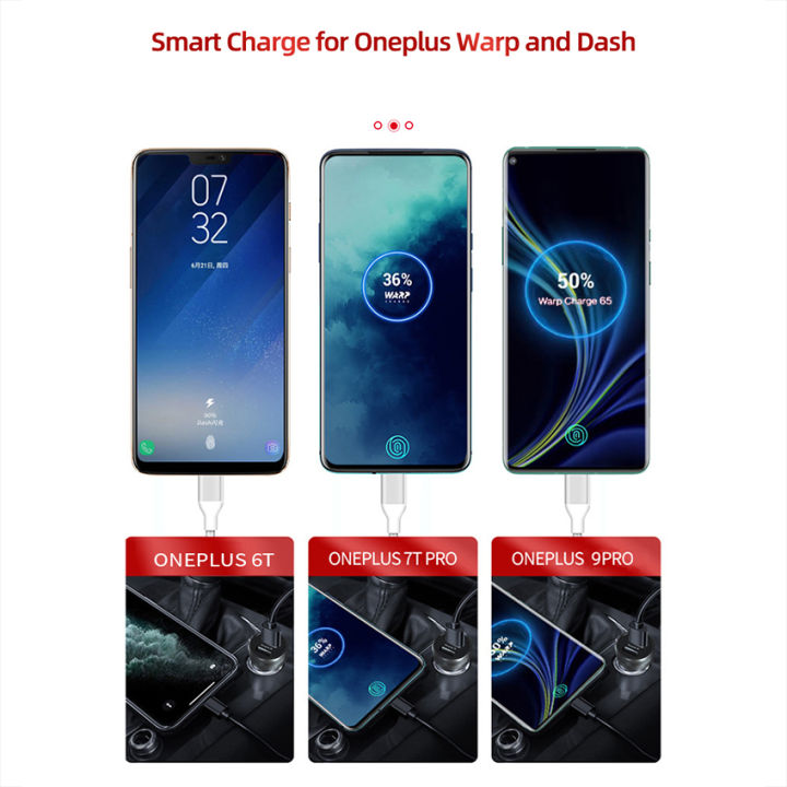 65W%20Warp%20Charge%2030W%20Car%20USB%20Phone%20Charger%20Fast%20Charging%20For%20Oneplus%209R%2010%20Pro%208%207%206%205%209RT%209%20Nord%20N10%20N100%20Samsung%20Dash%20One%20plus%20-%20Image%203