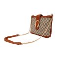 GD Supreme  Medium Brown Bucket  Hand Bag For Women New Trend Hand Bag With Brown Trim Women's Office Bag. 