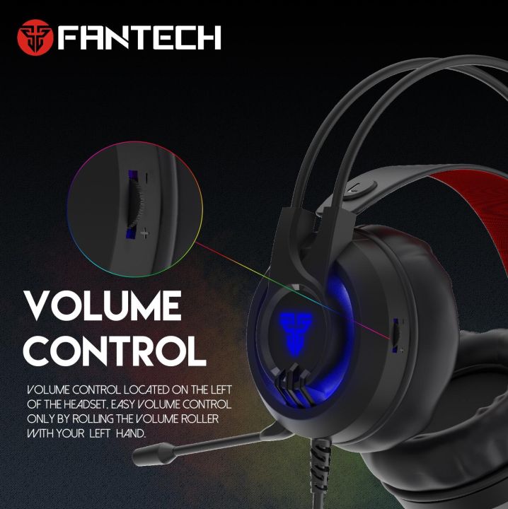 FANTECH%20HG20%203.5MM%20Plug%20RGB%20Gaming%20Headset%20Wide%20Sound%20Field%20Volume%20Adjustment%20Earphones%20With%20Microphone%20-%20Image%207