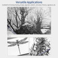 9 Micro-Pen Precision Fineliner Waterproof Archival Ink Pens Fine Point Line Pen for Art Watercolor Sketching Anime Manga Office Documents Art Drawing Supplies. 