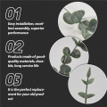 36 Pieces of Eucalyptus Stems Artificial Eucalyptus Leaf Stems True Gray Leaf Branches. 