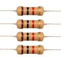 50-Pack 1/4W 1K Carbon Film Resistors. 